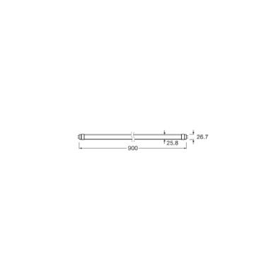 Led Tube T8 Em S 900 Mm 9.7W 865 - LEDVANCE ST8EM308651 product photo Photo 04 3XL