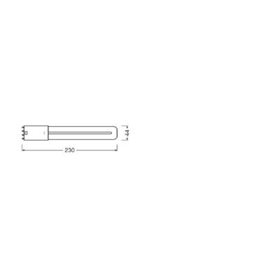 Dulux Led L Hf &Amp; Ac Mains V 8W 830  2G11 - LEDVANCE VD188301 product photo Photo 03 3XL
