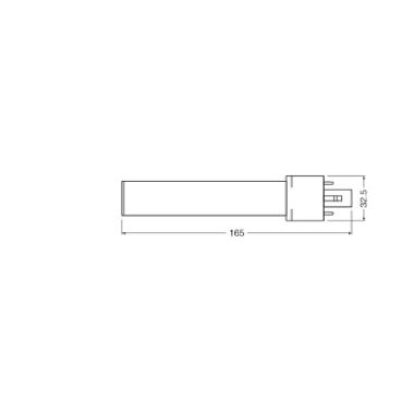 Dulux Led S Em &Amp; Ac Mains V 4W 830 G23 - LEDVANCE VDS98301 product photo Photo 04 3XL