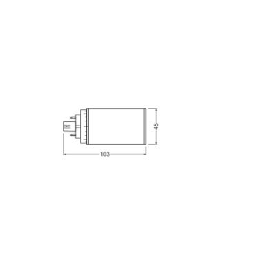 Dulux Led T/E Hf &Amp; Ac Mains V 6W 840 Gx24Q-1 - LEDVANCE VDTE138401 product photo Photo 04 3XL