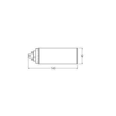 Dulux Led T/E Hf &Amp; Ac Mains V 10W 830 Gx24Q-3 - LEDVANCE VDTE268301 product photo Photo 03 3XL