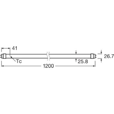 ST8FOOD-1.2M11,6W/833220-240VEMFLH1OSRAM - LEDVANCE ST8FOOD36833 - LEDVANCE ST8FOOD36833 - LEDVANCE ST8FOOD36833 product photo Photo 03 3XL