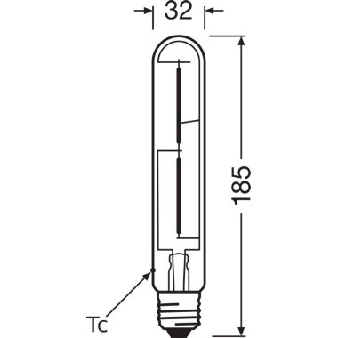 1906LEDCLF35 4W/824 230VFILGDE27FS1OSRAM - LEDVANCE L1906TUBE35824 product photo Photo 03 3XL