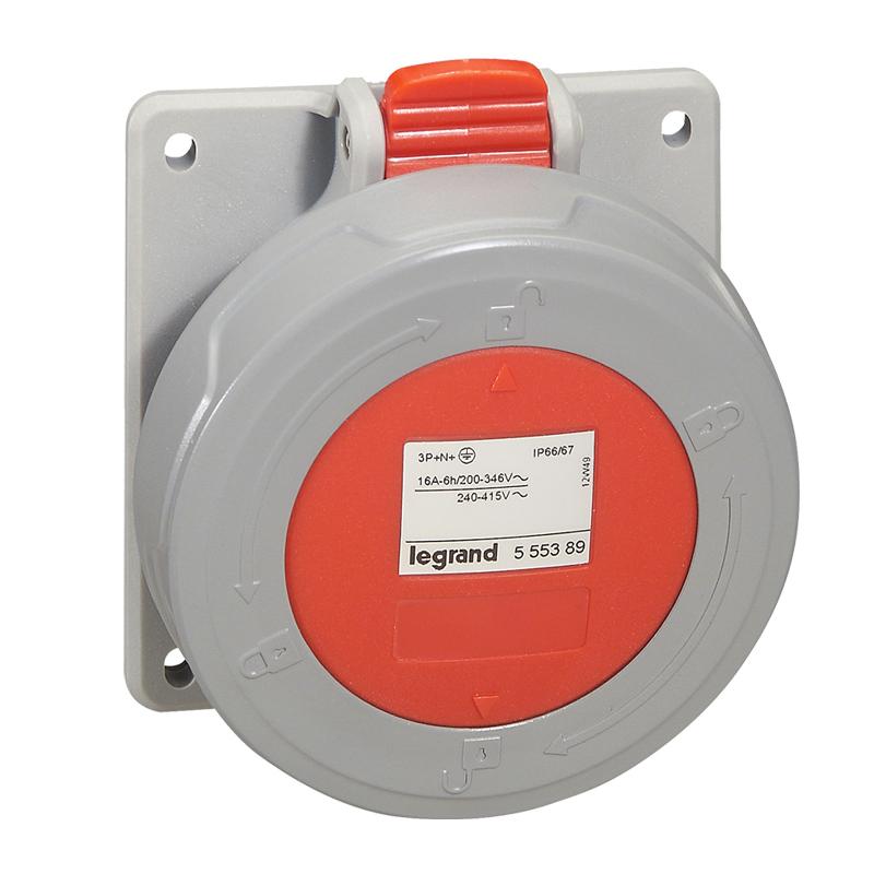 PRESA FISSA INCASSO IP67 16A 3P+T 380V - LEGRAND 555388 product photo