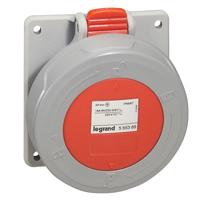 PRESA FISSA INCASSO IP67 32A 3P+T 380V - LEGRAND 555488 - LEGRAND 555488 - LEGRAND 555488 product photo
