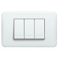 VELA BASIC - PLACCA BIANCO CLASSICO 2M CENT - LEGRAND 680542 product photo