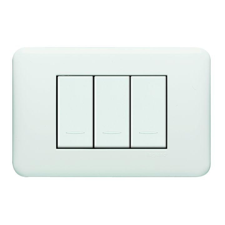 VELA BASIC - PLACCA BIANCO CLASSICO 3M - LEGRAND 680543 product photo