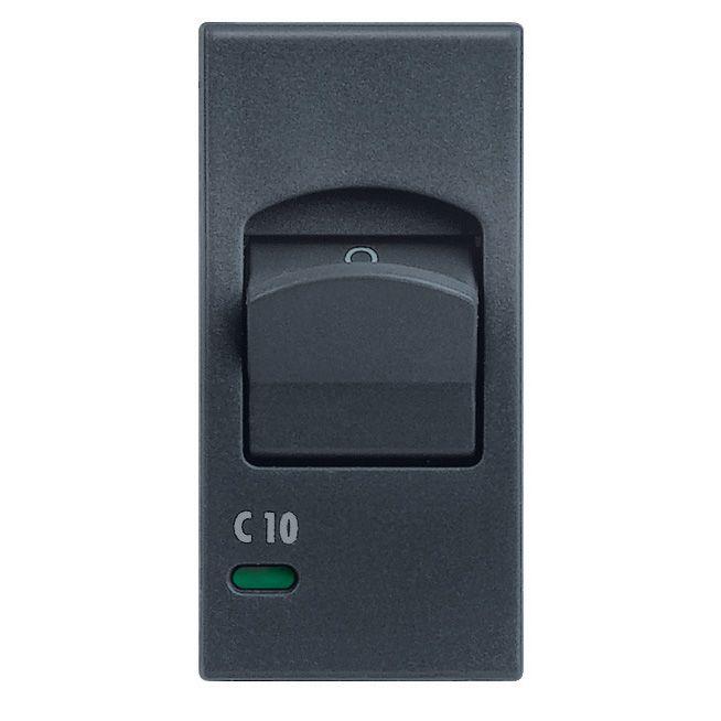 VELA SCURA - MAGNETOTERMICO 1P+N 10A 3KA - LEGRAND 682905 product photo
