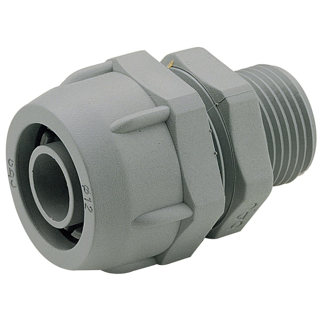 UNIVERSALI-RACCORDO PLAST M20 D=15 GRIGIO - LEGRAND 82924 - LEGRAND 82924 product photo