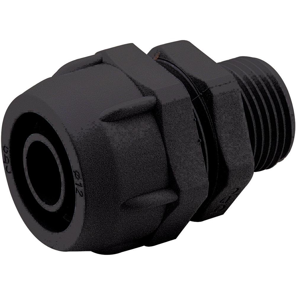 UNIVERSALI-RACCORDO PLAST M20 D=12 NERO - LEGRAND 82953 product photo