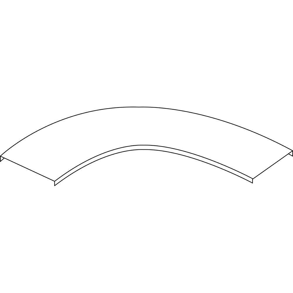 GLO4-Cop. Curva piana 90 R450 L200ZC - LEGRAND C362512 product photo