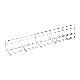 F31-PASSERELLA FILO L.3M 100X50MM ELETTROZINC - LEGRAND 348012 - LEGRAND 348012 - LEGRAND 348012 product photo Photo 01 2XS
