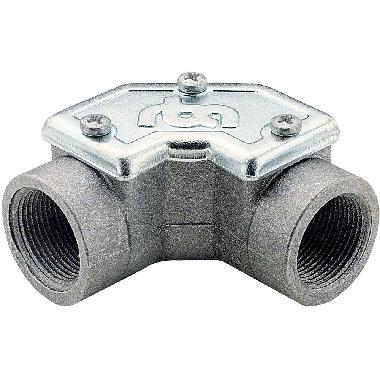 ACC. TAZ/TAIX-CURVA 90 FF ALLUMINIO G1'' - LEGRAND 86325 - LEGRAND 86325 - LEGRAND 86325 product photo Photo 01 3XL
