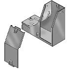P31-CURVA SINISTRA VARIAZIONE PIANO SALITA 50X50 Z - LEGRAND 31AFB050Z product photo