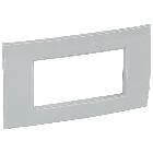 PLACCA VELA QUADRA-GRIGIO ACQUA RIFLESSI 4M - LEGRAND 685722 - LEGRAND 685722 product photo