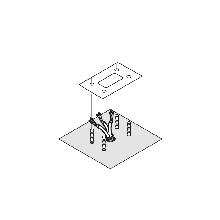 DIMA E KIT DI FISSAGGIO PALO STILE NEXT - LOMBARDO LB11255 product photo