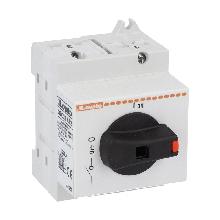 Interruttore sezionatore, per applicazioni fotovoltaiche, esecuzione comando diretto completo di maniglia nera, 16a 1000v - LOVATO GD025AT2 product photo
