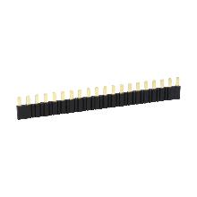 BARRA ALIMENT. 20 POLI NERA X SLIM HR1 - LOVATO HR1X9020 - LOVATO HR1X9020 - LOVATO HR1X9020 product photo