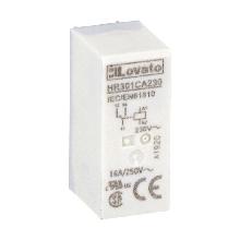 RELE' MINIATURIZZATO 1SC 16A, 230VAC - LOVATO HR301CA230 - LOVATO HR301CA230 - LOVATO HR301CA230 product photo