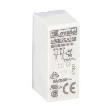 RELE' MINIATURIZZATO 2SC 8A, 230VAC - LOVATO HR302CA230 - LOVATO HR302CA230 - LOVATO HR302CA230 product photo