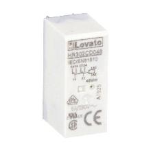 RELE' MINIATURIZZATO 2SC 8A, 12VDC - LOVATO HR302CD012 - LOVATO HR302CD012 - LOVATO HR302CD012 product photo