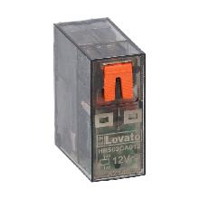 RELE' MINIATURIZZATO 2SC 8A 12VAC +LED - LOVATO HR502CA012 - LOVATO HR502CA012 product photo