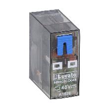 RELE' MINIATURIZZATO 2SC 8A 48VDC +LED - LOVATO HR502CD048 - LOVATO HR502CD048 product photo
