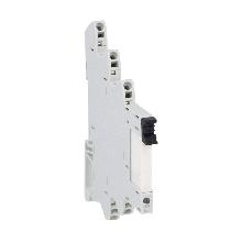 RELE' SLIM+ZOCCOLO MOLLA 1SC 6A 24VAC/DC - LOVATO HRA101CE024S - LOVATO HRA101CE024S - LOVATO HRA101CE024S product photo