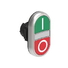 PULSANTI DOPPI RASATI V/R+IND.LUM.I-O - LOVATO LPCBL7123 product photo