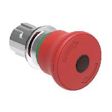 PUL.LUM.FUNGO 40MM ROSSO SG.ROT.ISO13850 - LOVATO LPSBL6644 - LOVATO LPSBL6644 product photo