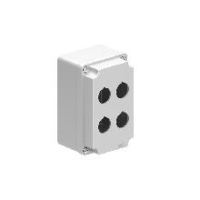 PULSANTIERA METALLICA GRIGIA 2X2 FORI - LOVATO LPZM4CA8 - LOVATO LPZM4CA8 product photo