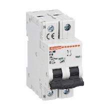 INTERRUTT. MAGNETOTERMICO 1P+N C 2A 6KA - LOVATO P1MB1NC02 product photo