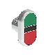 PULS.MET.DOPPIO RASATO VERDE/ROSSO - LOVATO LPSB7113 - LOVATO LPSB7113 product photo Photo 01 2XS