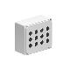 Pulsantiera metallica grigia 4x3 fori - LOVATO LPZM12CA8 product photo Photo 01 2XS