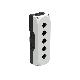 PULSANTIERA GRIGIA 5 OPERATORI - LOVATO LPZP5A8 product photo Photo 01 2XS