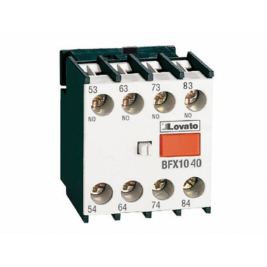 CONTATTI AUX 2NO+2NC AGGANCIO CENTRALE - LOVATO BFX1022 product photo Photo 01 3XL