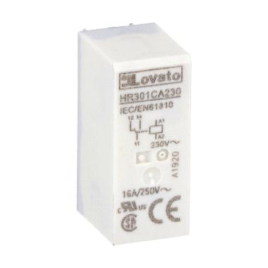 RELE' MINIATURIZZATO 1SC 16A, 230VAC - LOVATO HR301CA230 - LOVATO HR301CA230 - LOVATO HR301CA230 product photo Photo 01 3XL