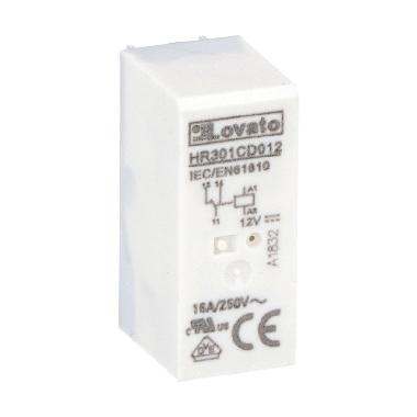 RELE' MINIATURIZZATO 1SC 16A, 12VDC - LOVATO HR301CD012 - LOVATO HR301CD012 - LOVATO HR301CD012 product photo Photo 01 3XL