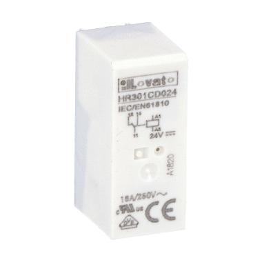 RELE' MINIATURIZZATO 1SC 16A, 24VDC - LOVATO HR301CD024 - LOVATO HR301CD024 - LOVATO HR301CD024 product photo Photo 01 3XL