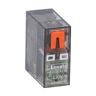 RELE' MINIATURIZZATO 2SC 8A 230VAC +LED - LOVATO HR502CA230 - LOVATO HR502CA230 - LOVATO HR502CA230 product photo Photo 01 3XL