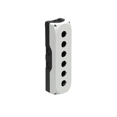PULSANTIERA GRIGIA 6 OPERATORI - LOVATO LPZP6A8 product photo Photo 01 3XL