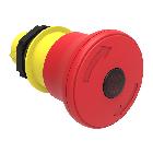 PUL.FUNGO 40MM ROSSO LUM.SG.ROT.ISO13850 - LOVATO LPCBL6644 product photo