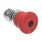 PUL.LUM.FUNGO 40MM ROSSO SG.ROT.ISO13850 - LOVATO LPSBL6644 - LOVATO LPSBL6644 product photo