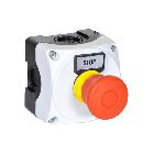 Pulsantiera grigia+fungo traz.iso13850 - LOVATO LPZP1B801 product photo
