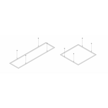 KIT PER INSTALLAZIONE A SOSPENSIONE 600/1200 CAVI 4X3MT THE PANEL 2 - NOVALUX 16223/99 product photo