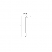 SOSPENSIONE TESTA/CODA LUCKY EVO L3000 1PZ. - NOVALUX 18755/99 product photo