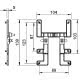 Supporto per scatole di derivaz. con aggancio per GRM 139x104mm, PC, grigio chiaro - OBO BETTERMANN BETSGR product photo Photo 02 2XS