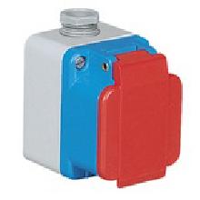PRESA PARETE 3P+T 16A 400V TERMOIND.IP44 - PALAZZOLI 471414 - PALAZZOLI 471414 product photo