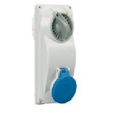 PRBLSF 2P+T 16A 220V 6H IP44 - PALAZZOLI 492126 - PALAZZOLI 492126 product photo