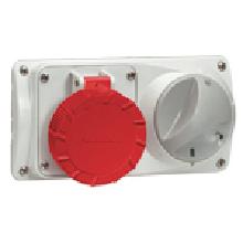 PRESA INC.IBL.ORIZZ.3P+T 16A 400V IP55 - PALAZZOLI 495136 - PALAZZOLI 495136 product photo